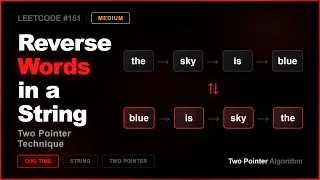 LeetCode 75 Reverse Words in a String Python Solution