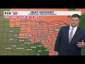 DFW Weather High humidity and heat index values over the weekend