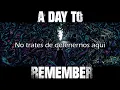 A Day To Remember - NJ Legion Iced Tea (Subtitulos en Español)