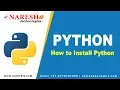How to Install Python Python Installation Process Python Tutorial for Beginners Mr Subba Raju