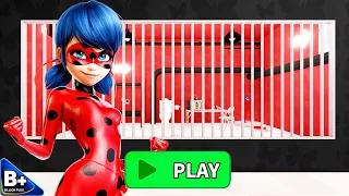 LADYBUG PRISON RUN Obby New Update - Roblox All Bosses Battle FULL GAME Walkthrough All Item #roblox