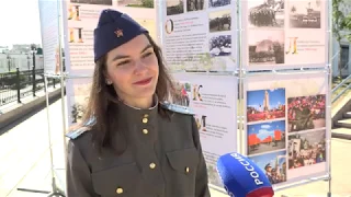 В центре Омска сегодня воссоздали атмосферу победного 45-го