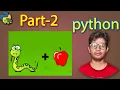 Snake head part 2 Snake game Python turtle