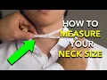 How to Measure Neck Size for your Dress Shirt
