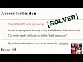 SOLVED PhpMyAdmin not working on ChromeOS Use PhpMyAdmin on Chrome OS Error 403 Access Forbidden