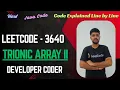 Trionic Array II LeetCode 3640 Java Code Developer Coder