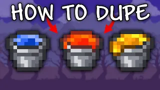 How to Dupe Water Lava and Honey in terraria Dupe Liquid in terraria
