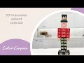 How to construct Crafter s Companion 3D Nutcracker Advent Calendar Step By Step Tutorial DIY