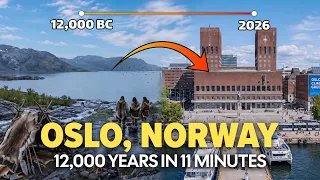 The Entire History of OSLO NORWAY Fixed-Camera Timelapse in 11 Minutes