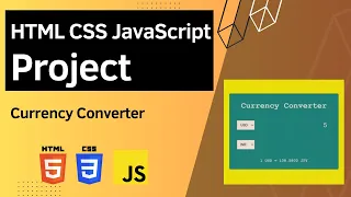 HTML CSS JavaScript Project - Currency Converter