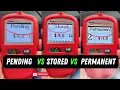 Diagnostic Trouble Code Pending vs Stored vs Permanent DTC
