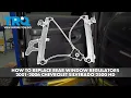 How to Replace Rear Window Regulators 2001-2006 Chevrolet Silverado 2500