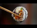 I made Korean Kimbap in 69 Minutes