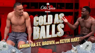 nfl star amon ra st brown takes on kevin hart s ice bath cold as balls season premiere