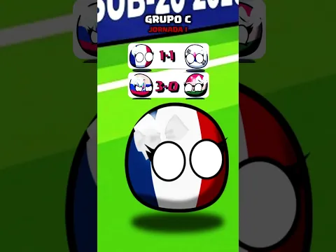 ¡ECUADOR GOLEA A GHANA Y FRANCIA SE TRABA CON COREA! 😂⚽ #Countryballs