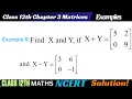 Example 9 Chapter 3 Matrices Class 12 Math Example 9 Class12 Ch 3 NCERT Maths