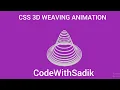 CSS 3D Wavy Circle Loader Animation Effects Using HTML CSS