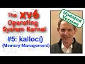 xv6 kalloc and Memory Management