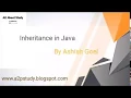 Inheritance in Java Programming in Hindi by Ashish Goel