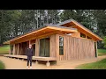 Inside the 1 200 square foot Prefab Home that has 12 Ceilings