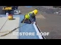 APOC Before After Silicone System with Sadler Roofing