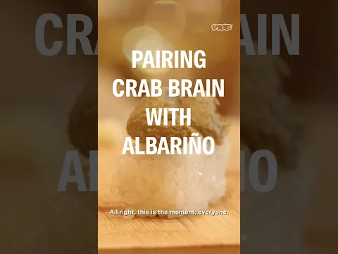 Crab Brain Sushi And Albariño Wine = PERFECTION! #wine #wineshow