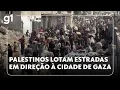Download Lagu Jornal Hoje: milhares de palestinos voltam para a Cidade de Gaza