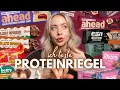 Lagu ich teste ALLE neuen PROTEINRIEGEL (über 20 Riegel!) - more nutrition, esn, barebells, ahead, uvm.