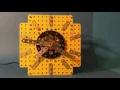 Decimal Clock built with Meccano and a Raspberry Pi Zero