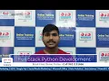 Python Full Stack Developent Course Review Student Journey at OJD Education