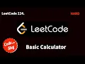 224 Basic Calculator Leetcode C Hindi