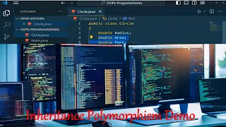 13 Demo Programs of Inheritance and Polymorphism Programming in Java Problem Solving Approach