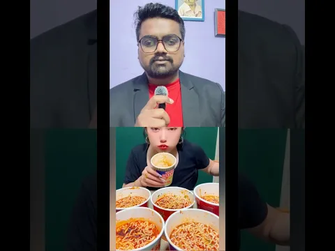 10 NOODLE CUPS… GONE IN MINUTES 😳🍜 | #kawaiieatingasmr #eating #reaction