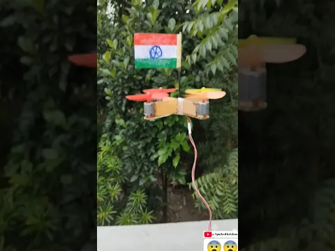 15 August special Indian flag making | flying india flag drone #drone #motor @Techbhoora #shorts