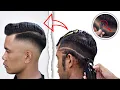 Lagu Full penjelasan || Potongan High Fade x Side Part dengan hasil yang sempurna 💯