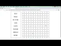 Word Search Game using jQuery Part 4