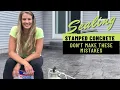 Sealing Stamped Concrete - Don t Make These mistakes