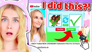 Reacting To My FIRST EVER Trading Video In Adopt Me..