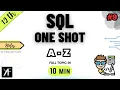 Class 12 Computer Science Chapter 9 SQL Unit 3 Data Handling CBSE BOARDS 2024-25 ONE SHOT