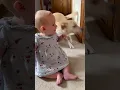 Download Lagu Dog gets a little too excited around baby 🤣 (🎥: ViralHog)