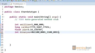 underscores in variable values in java