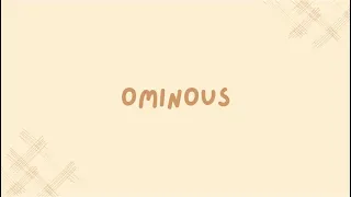 Ominous meaning example