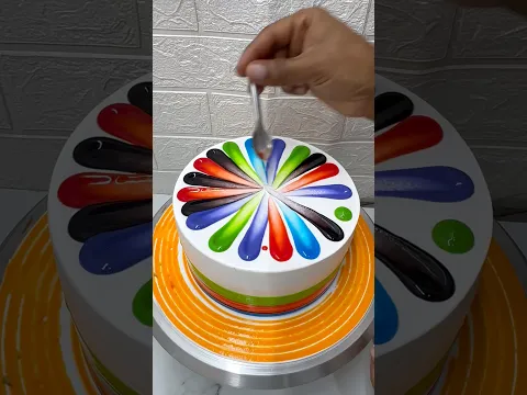 Fancy Design Cake 🎂#cake #cakedecorating #shortvideo #youtubeshorts #youtube #viral #shorts