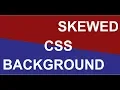 CSS Skewed Background