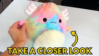 Squishmallows Kellytoy 12 Inch Tinley Rainbow Axolotl Review