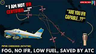 Heroic Air Traffic Controllers Save VFR Pilot In Near Fuel Emergency 