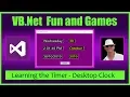 VB Net Desktop Clock Plus ICO Images - Visual Basic VB Net Beginners Tutorial