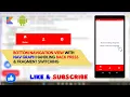 Bottom Navigation View with Nav Component in Android Kotlin Nav Graph