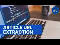 Web Scraping with BeautifulSoup - Article URL Extraction Data Science for Media Bias Detection