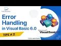 Error Handling in Visual Basic 6 0